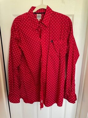 men’s Cinch button up longsleeve M